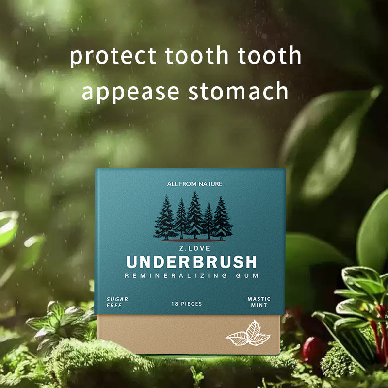 Organic Mastic Mint Remineralizing Chewing Gum