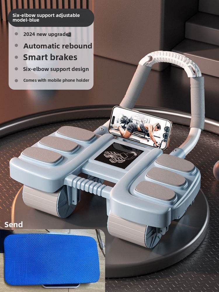 Four-Wheel Automatic Rebound Abdominal Exercise Wheel