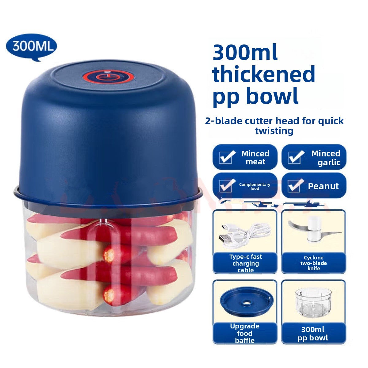 Electric food grinder