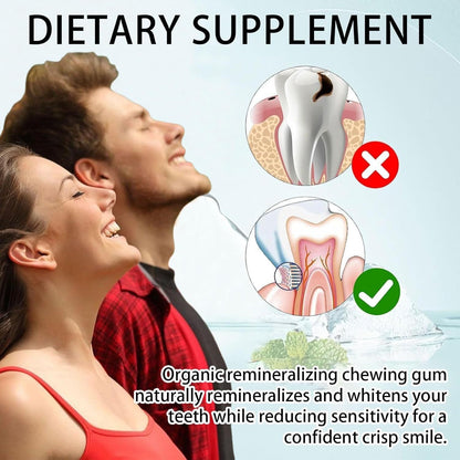 Re-mineralizing chewing gum