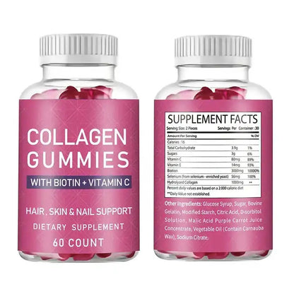 Collagen gummies with biotin vitamin c