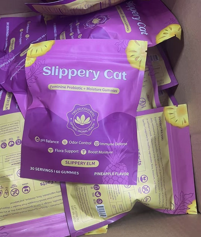 Pineapple-flavored probiotic gummies