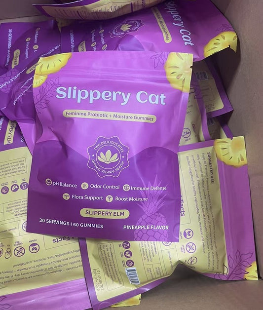 Pineapple-flavored probiotic gummies