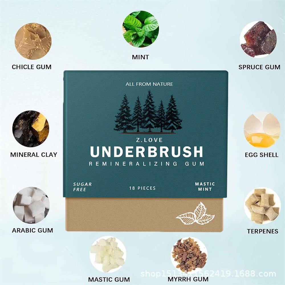 Organic Mastic Mint Remineralizing Chewing Gum