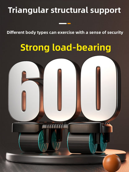 Four-Wheel Automatic Rebound Abdominal Exercise Wheel
