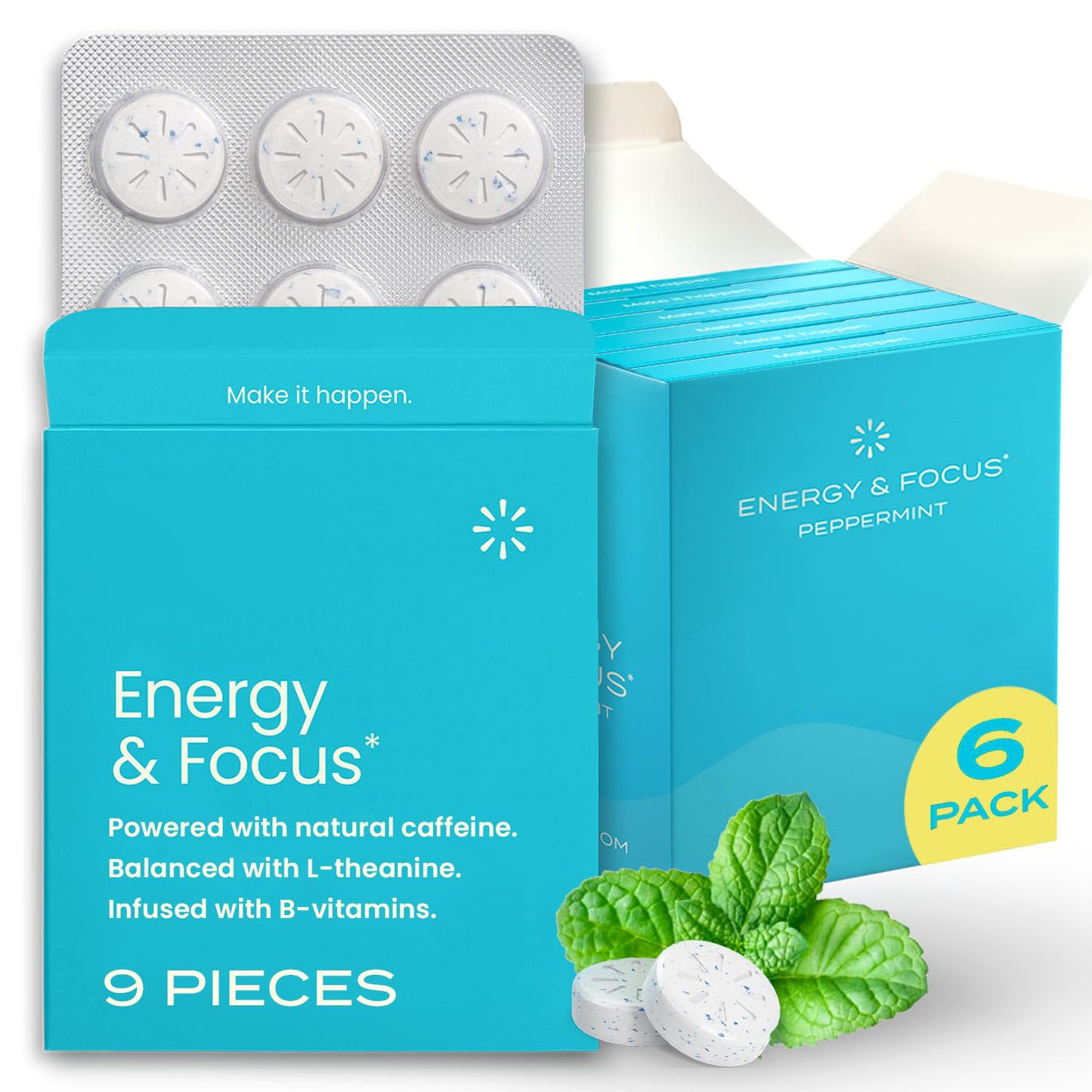 Mint chewing gum
