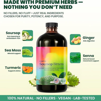 Soursop Bitter Drops Liquid Supplement