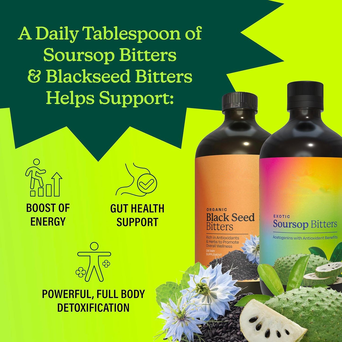 Soursop Bitter Drops Liquid Supplement