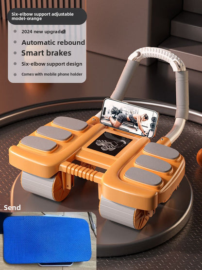 Four-Wheel Automatic Rebound Abdominal Exercise Wheel